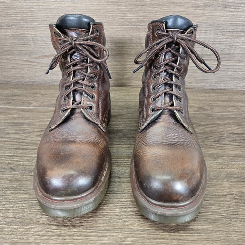 Botines Dr Martens Vintage Modelo 8459 Marrón Oscuro Talla UK 8 Hechos en Inglaterra - Imagen 4 de 22