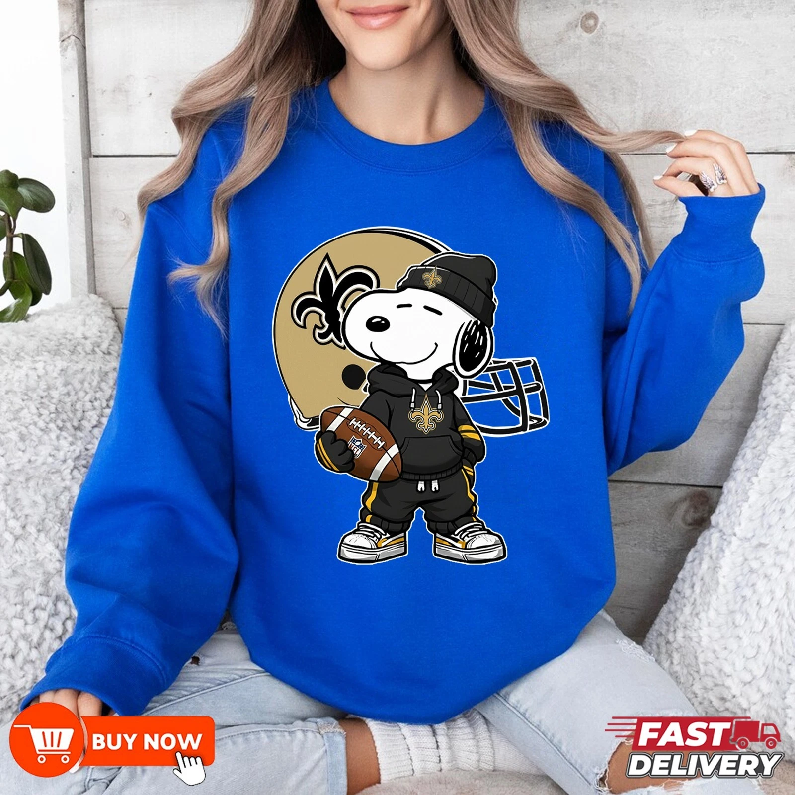 New Orleans Saints Football Sweatshirt