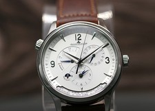 Jaeger-LeCoultre MASTER CONTROL GEOGRAPHIC Q4128420 WARRANTY FULL SET