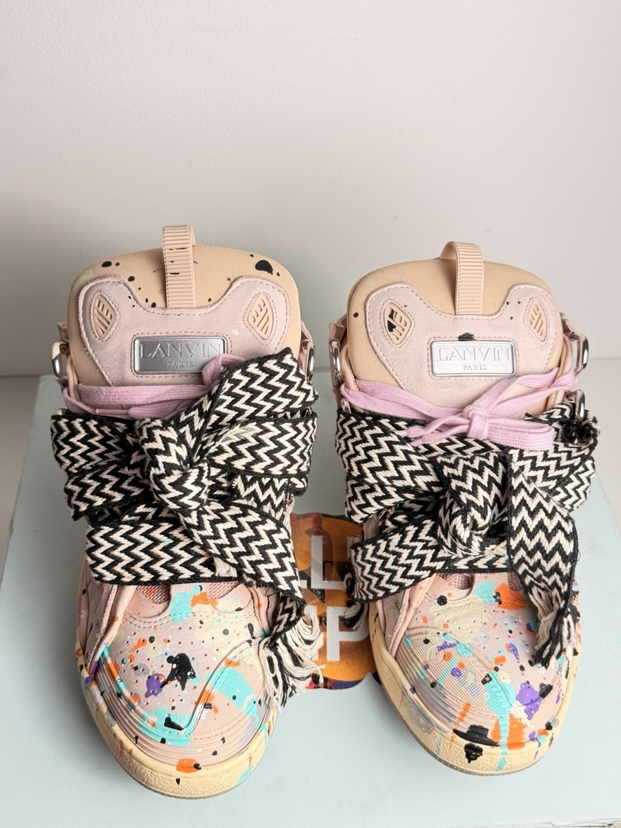 Lanvin Curb x Gallery Dept. Sneakers Pink/Multicolor SZ 44 (US 11