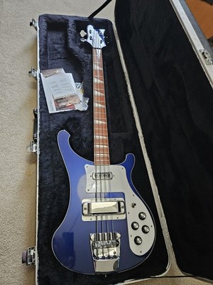 2010 Rickenbacker 4003 4-String Electric Bass Guitar Midnight Blue w/Hard Case