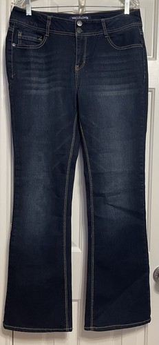 NEU WallFlower Luscious Curvy Fit Bootcut dunkelblau Damenjeans Größe 13