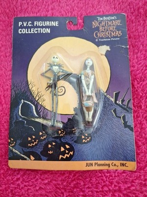Nightmare Before Christmas Jack and Sally PVC Figures JUN Planning UNOPENED