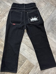 「激レア」JNCO 2000s デニム キングロゴ jnco Vintage JNCO Kangaroo Jeans: Y2K Wide Leg Carpenter Denim