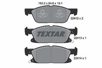 Textar Bremsbelagsatz, Scheibenbremse Vorderachse U.A. FüR Ford, Ford USA