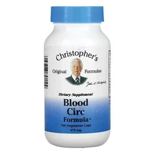 Dr. Christopher's Blood Circulation Formula 475 mg 100 Veg Caps