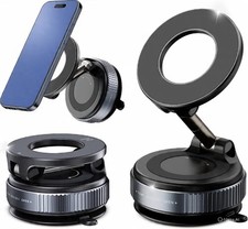 Magnetic Phone Holder for Car Desk, 360 Adjustable Mount Stand, Black
