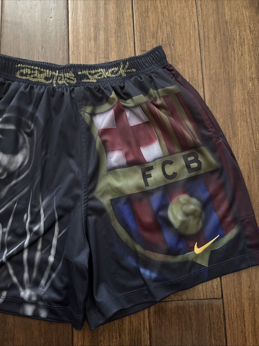 Travis Scott X Nike X FC Barcelona Skeleton Shorts (S) | eBay