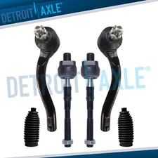 Front Inner Outer Tie Rods w/ Boot for 2006 2007 2008 2009 2010 Infiniti M35 M45