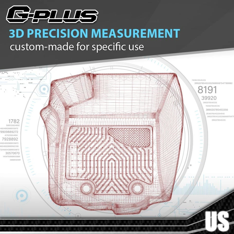 TPE Floor Mats Liner Fit For Ford F-250 F-350 Super Duty Crew Cab 1999-2007 Foto 3 de 4