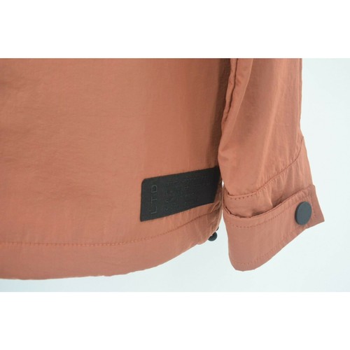 Topshop Topman LTD Burnt Orange Cargo Pocket Full Zip Jacket Mens S  - Picture 4 of 9