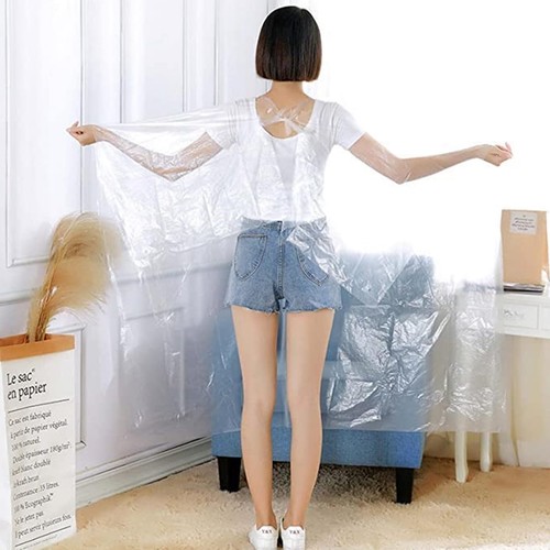 10 Regenponcho Einweg Set Einmal Regencape Mit Kapuze Erwachsene Notfallponch... - Bild 3 von 6
