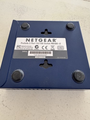NETGEAR ProSafe (FS105) 5-Ports External Switch With Adapter - Zdjęcie 4 z 7