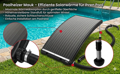 Mauk Solar Pool Heizer 110x69x14cm