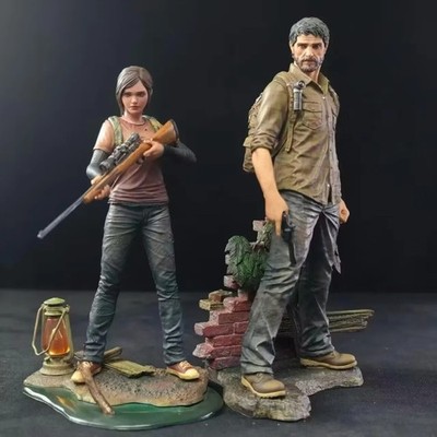 Joel & Ellie Figur The Last of Us   Gaming Statue   Desktop-Deko 20 cm   2 Var.