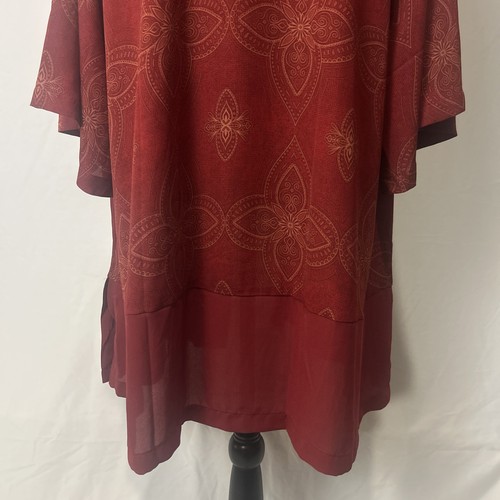NWT Lularoe Duster Cardigan Women's Sz Med Polyester Flower Design Open Front - Picture 7 of 9