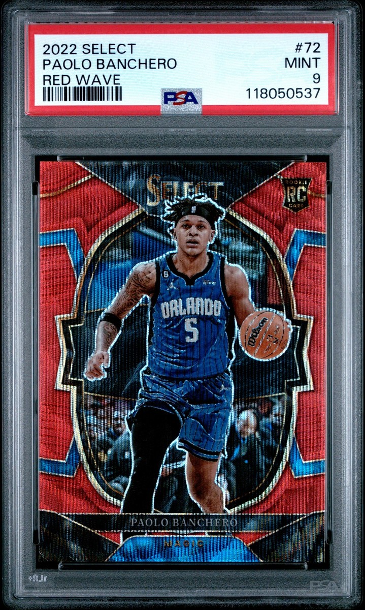 その他 PSA9 PAOLO BANCHERO PANINI RC AUTO Paolo Banchero 2022-23 Panini Origins Rookie Autographs Red