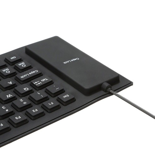 Waterproof Silicone Keyboard Foldable Flexible USB Mini Dustproof dirt Proof - Picture 11 of 17