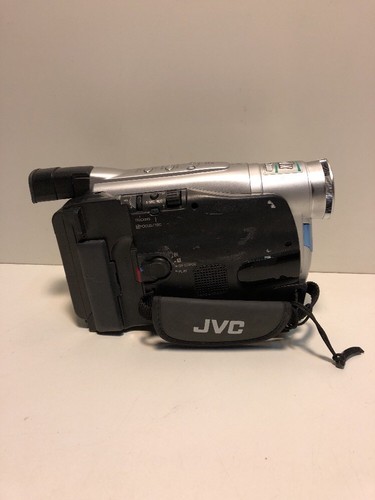 jvc gr-axm18u compact vhs camcorder silver- used
