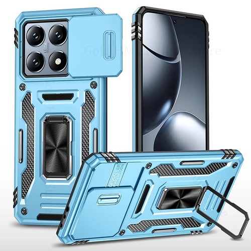 Rugged Shockproof Case for Redmi Note 14 13 12 11 Pro 5G Xiaomi 14T Stand Cover - Picture 12 of 25