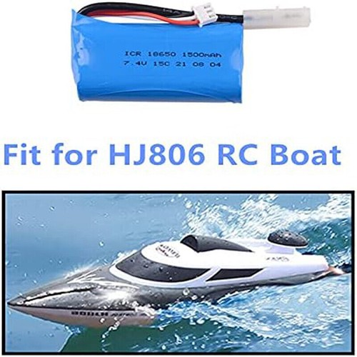 7.4V 1500mAh battery KET-2P plug For Udi U12A Syma S033g Q1 H100 H103 FT009 RC - Picture 2 of 5