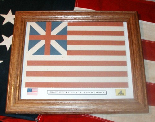 Revolutionskriegsflagge, Große Union Flagge, Amerikanische Wanddeko, Kunst - Bild 1 von 3