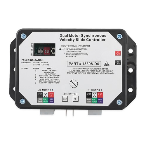 Autocaravana RV con controlador deslizante para Lippert 13398-D0 doble motor síncrono 12VDC - Imagen 2 de 12