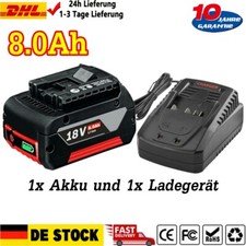Batteria e caricabatteria 8.0AH per Bosch 18V BAT618 BAT609 18Volt Professional GBA GSB
