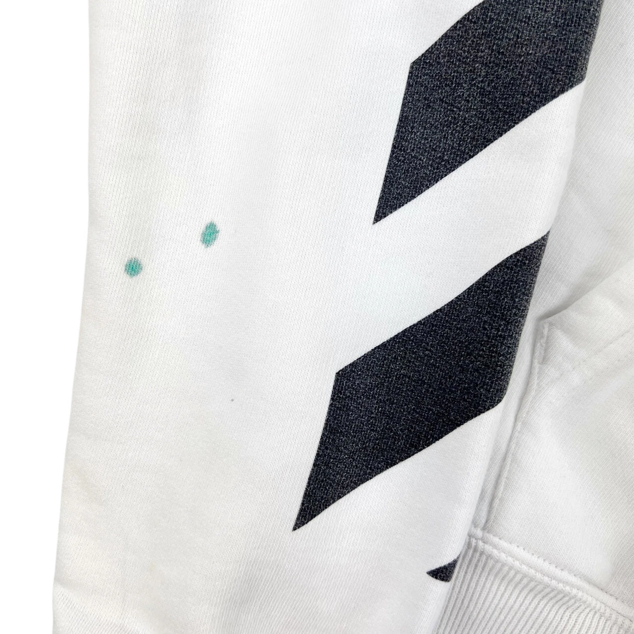 Felpa con cappuccio pullover bianco Off White Monna Lisa