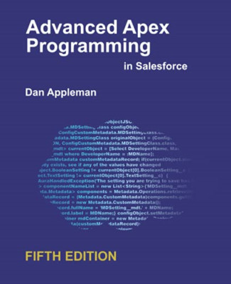 Erweiterte Apex Programmierung in Salesforce - NEU Dan Appleman 2021