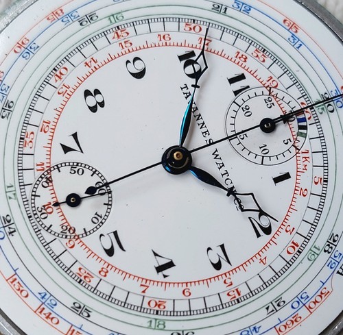 Rare chronograph Tavannes for Romanian artillery 1940 - Picture 21 of 22