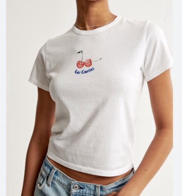 Cherry Graphic T-Shirt – Unisex Soft Cotton Tee With Printed Design, Made To Order