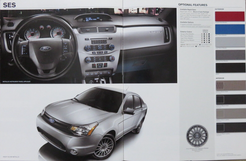 2011 Ford Focus USA Prospekt Brochure, 24 Seiten - Bild 6 von 7
