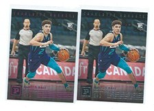 2020/21 Chronicles Panini-LaMelo Ball Pink Rookie + base #102-Charlotte Hornets