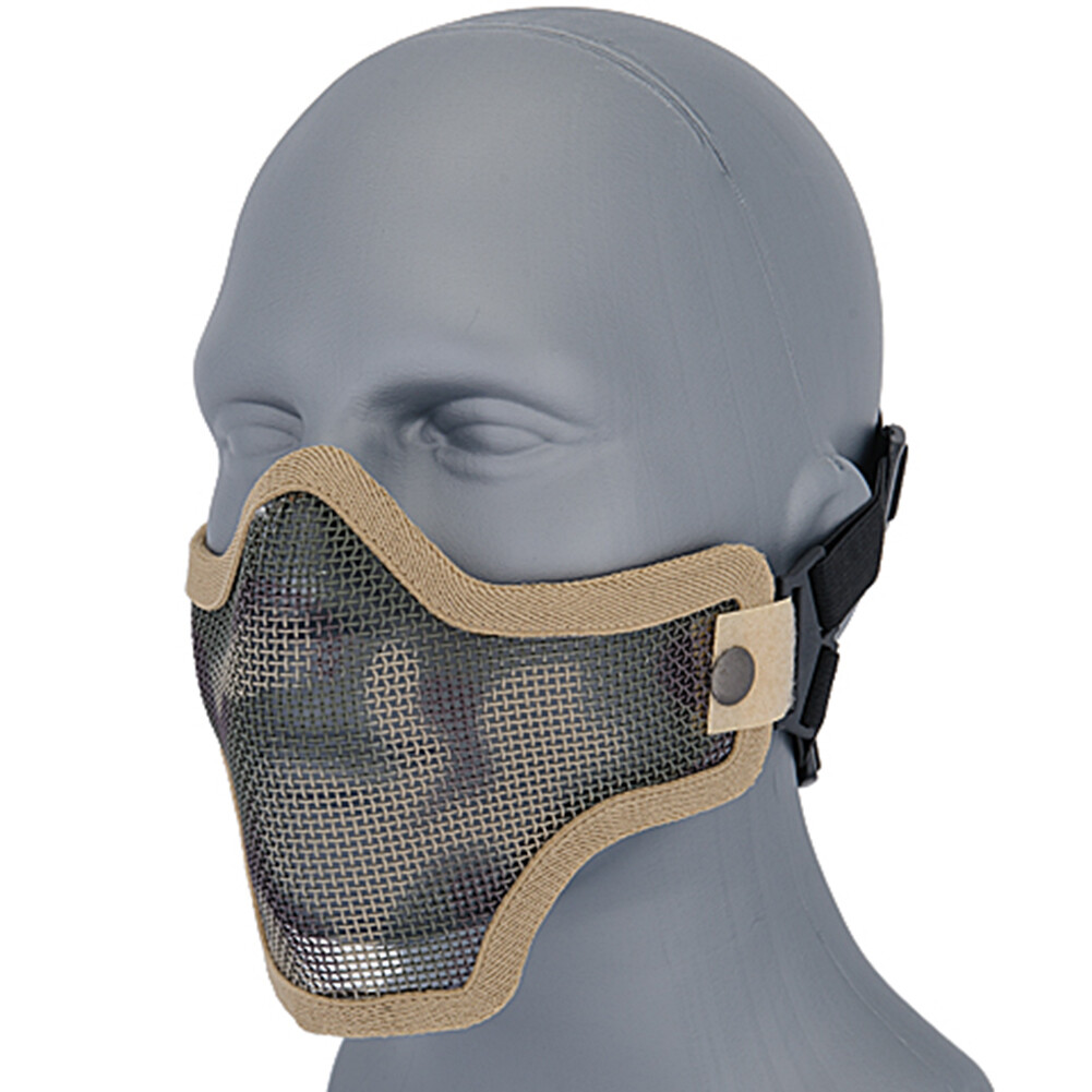 Lancer Tactical Steel Mesh Airsoft Adjustable Lower Face