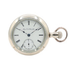 Antique 18 Size 1890 Elgin Mechanical Hunter Config. Pocket Watch 10 Usa