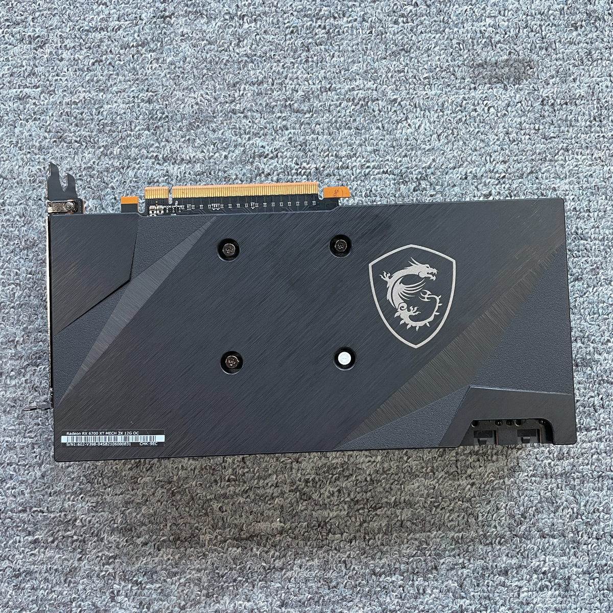 MSI Mech Radeon RX 6700 XT 12GB GDDR6 Video Card RX 6700 XT
