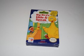 Sesame Street: Big Bird's Hide & Speak Nintendo NES Game COMPLETE CIB TESTED