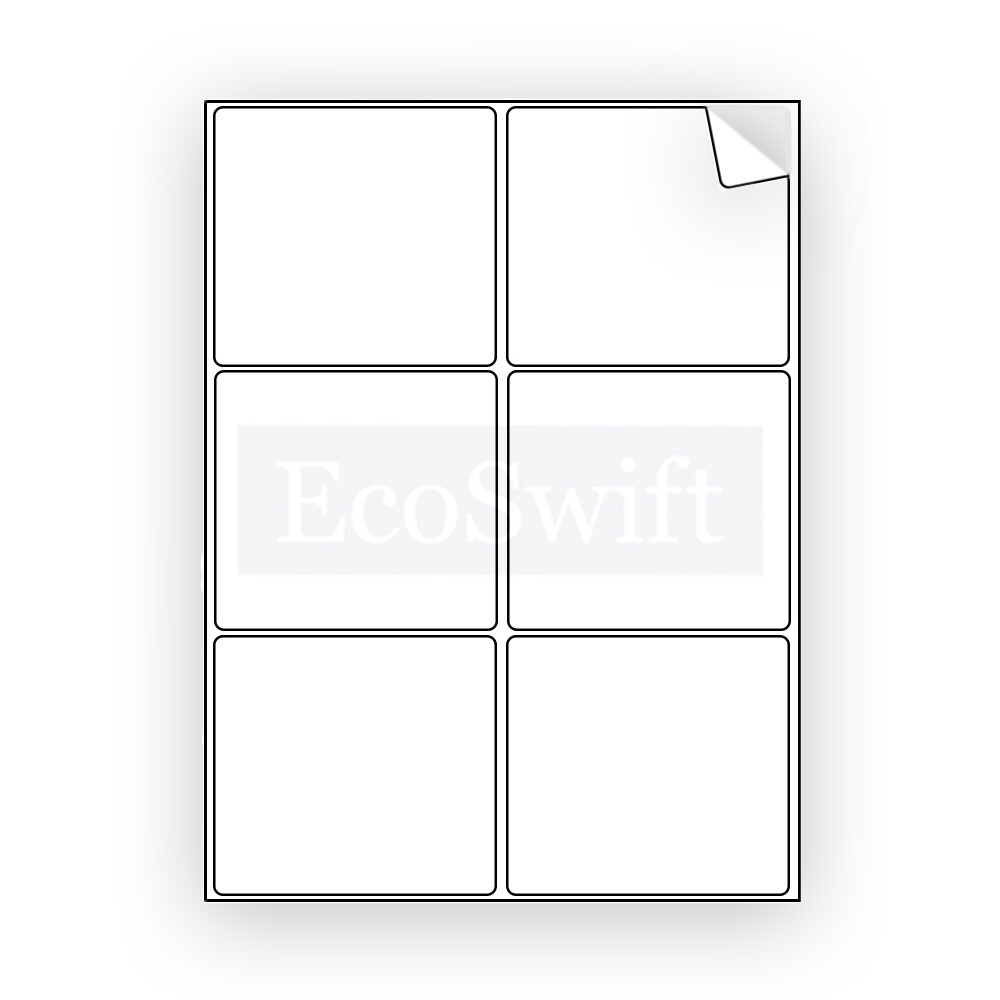 Avery Italia L6011-8 Etichette Adesive In Poliestere Argento, 63.5 X 29 - Foto 4