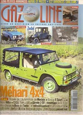 GAZOLINE 117 ALFA ROMEO GIULIA BERLINA CITROEN MEHARI 4X4 RENAULT 4CV SIMCA SPOR