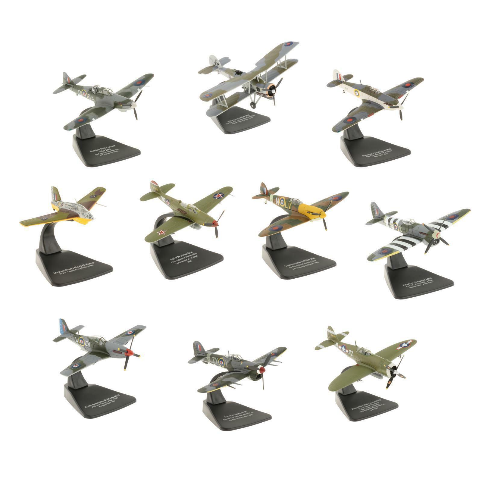 Alloy Diecast 1:72 Scale Fighter Army Model Airplane with Dispaly