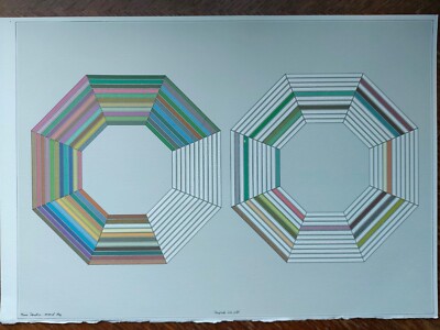 BECK & JUNG Original print, computer ink plot ''Mini Dendra - second day'', 1985