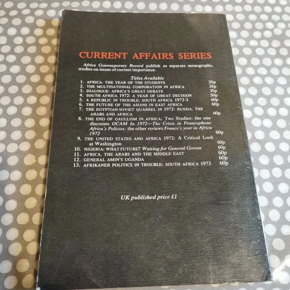 Ethiopia. The Fall Of Haile Selassie's Empire By Colin Legum. Paperback  - Image 2 of 4