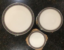 36 Set Franciscan Masterpiece Fine China: 12 Dinner Appetizer/Salad Bread Plates