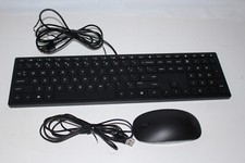 HP Wired Keyboard and Mouse Bundle USB Black