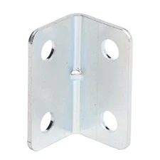 Heavy Duty Metal Corner Bracket 1-1/4" x 3/4" Right Angle Brace, 18 Gauge, Zinc