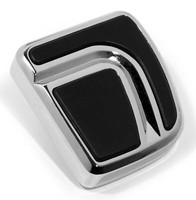 Bremspedal Auflage Chrom Airflow Style F. Harley Davidson Sportster Dyna Softail