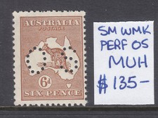 KANGAROO:  6d BROWN  SM WMK  PERF OS  MUH