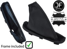 SCHWARZ FADEN HANDBREMSE + KUNSTSTOFFRAHM LEDER F?R LAND ROVER FREELANDER LR2