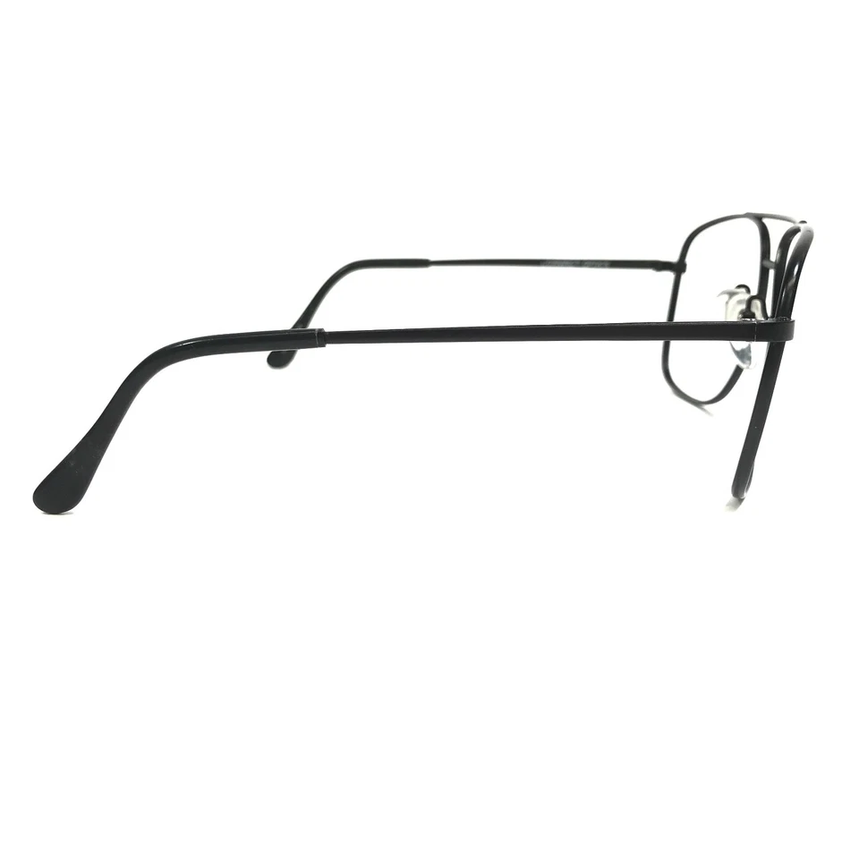 Monturas de gafas vintage Serengeti Drivers borde de alambre cuadrado negro 60-15-140 Foto 3 de 4